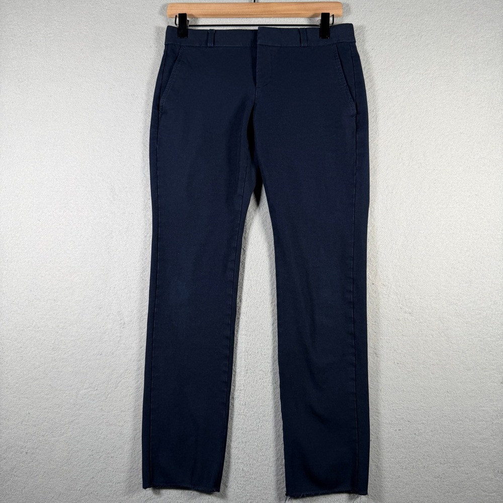 Banana Republic Ryan Slim Straight Leg Pants Navy Blue Petite 2 281952 Fall 2018